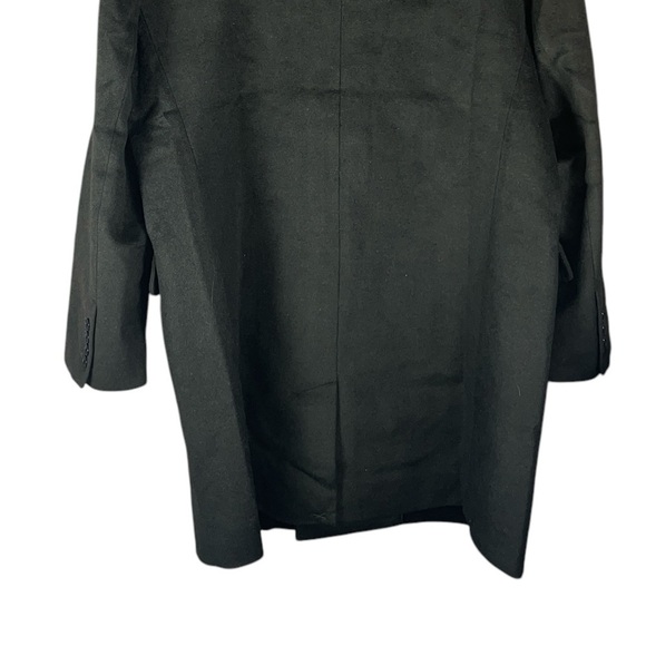 NEW Stafford Wool-blend Double-Breasted Topcoat XL Olive Green - Picture 8 of 16